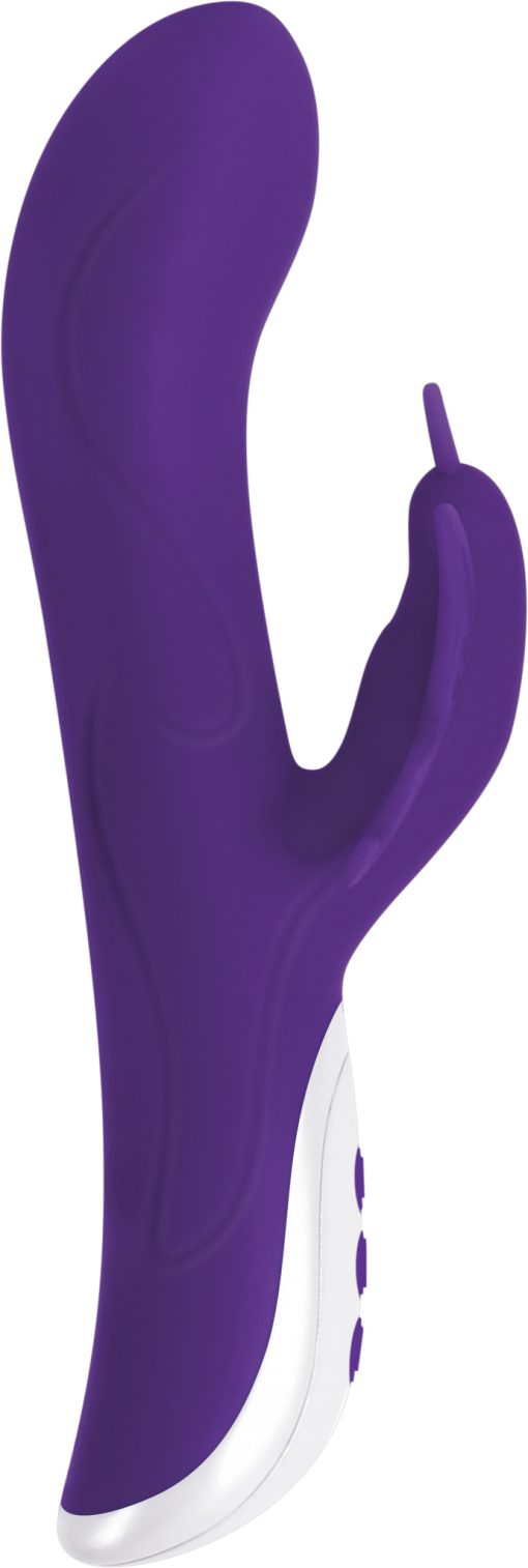 TWIRLY BUTTERFLY PURPLE VIBRATOR back