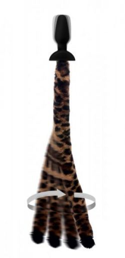 Tailz Moving And Vibrating Leopard Tail Plug & Ears Set Main