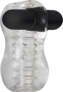 The Crackle Rechargeable Compact Stroker Clear Main