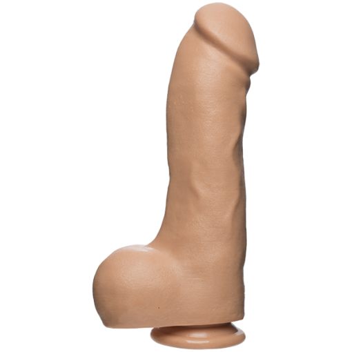 The D Master D 12 inches Dildo with Balls Firmskyn Beige Main
