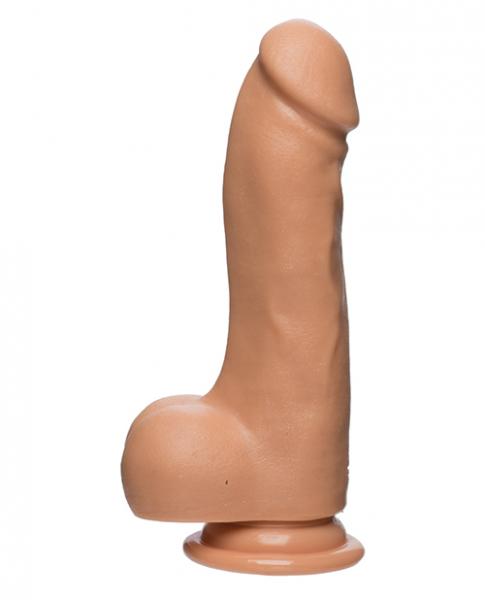 The D Master D 7.5 inches Dildo With Balls Firmskyn Beige Main