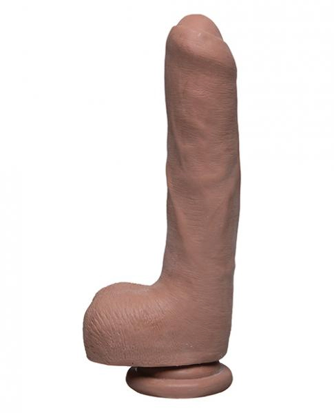 The D Uncut D 9 inches With Balls Ultraskyn Tan Dildo Main