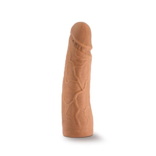 The Realm Realistic 7 inches Lock On Dildo Mocha Main