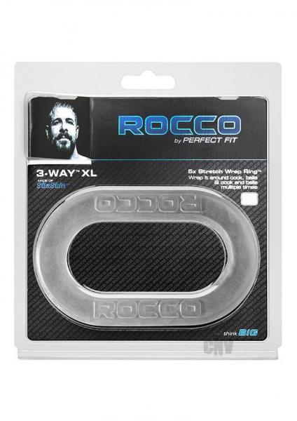 The Rocco 3 Way Wrap Ring Clear Main