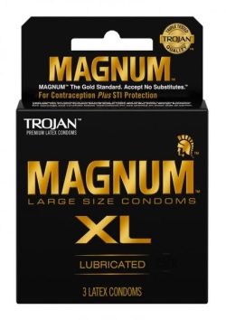 Trojan Magnum XL 3 Pack Latex Condoms Main