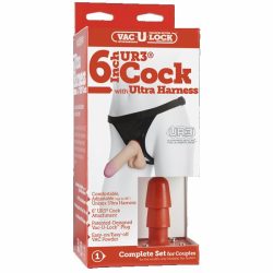 ULTRA-REALISTIC-7IN COCK W/HARNESS BX
