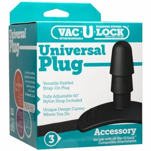 VAC U LOCK UNIVERSAL PLUG BLACK back