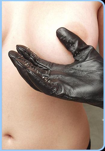 VAMPIRE GLOVES LEATHER LARGE main