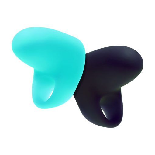 VEDO AYU MINI FINGER VIBE SET TEASE ME TURQUOISE & BLACK back