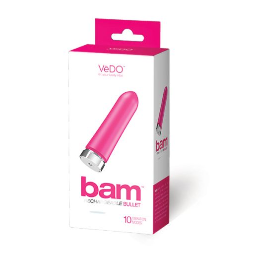 VEDO BAM RECHARGEABLE BULLET FOXY PINK details