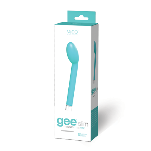 VEDO GEESLIM RECHARGEABLE G-SPOT VIBE TURQUOISE details