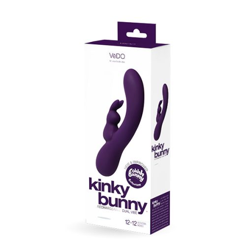 VEDO KINKY BUNNY RECHARGEABLE DEEP PURPLE details