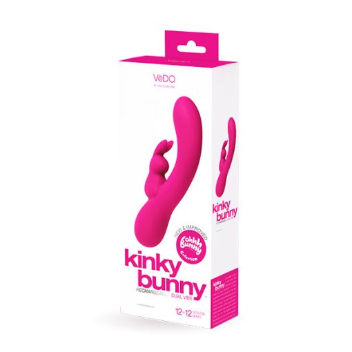 VEDO KINKY BUNNY RECHARGEABLE VIBE PINK details