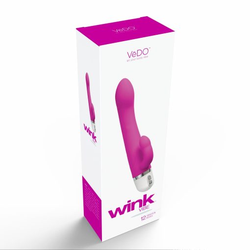 VEDO WINK MINI VIBE HOT IN BED PINK back