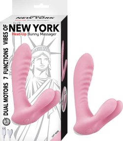 VIBES OF NEW YORK HEAT UP BUNNY MASSAGER PINK main