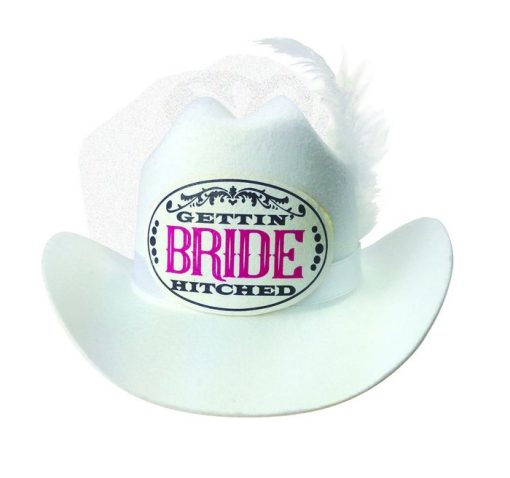 (WD) BRIDE COWBOY HAT main