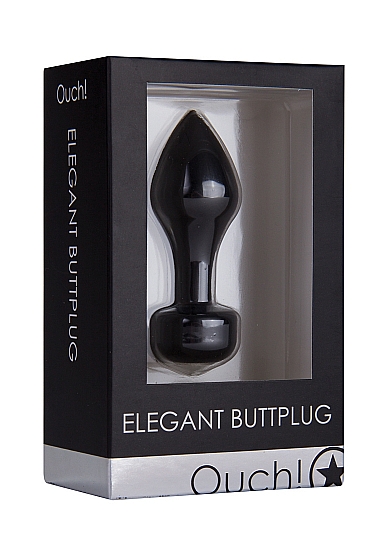 (wd) elegant buttplug black