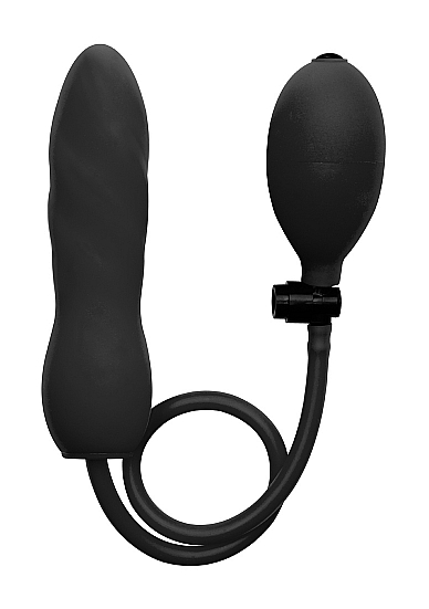 (WD) INFLATABLE SILICONE TWIST BLACK