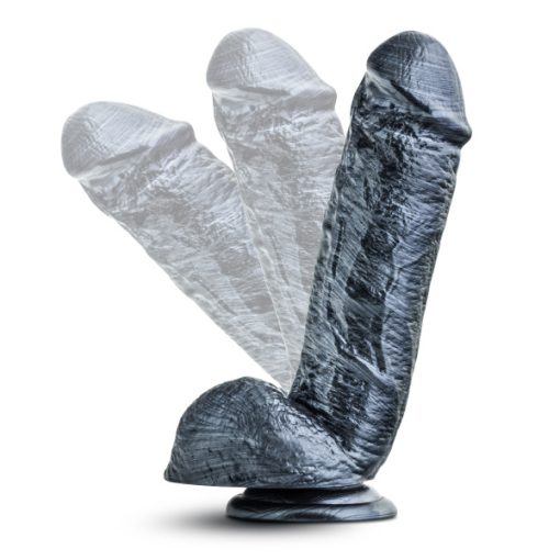 (WD) JET KNIGHT CARBON METALLI BLACK DILDO