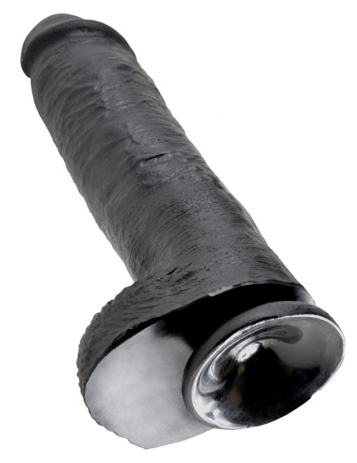 (WD) KING COCK 11IN COCK W/BAL BLACK