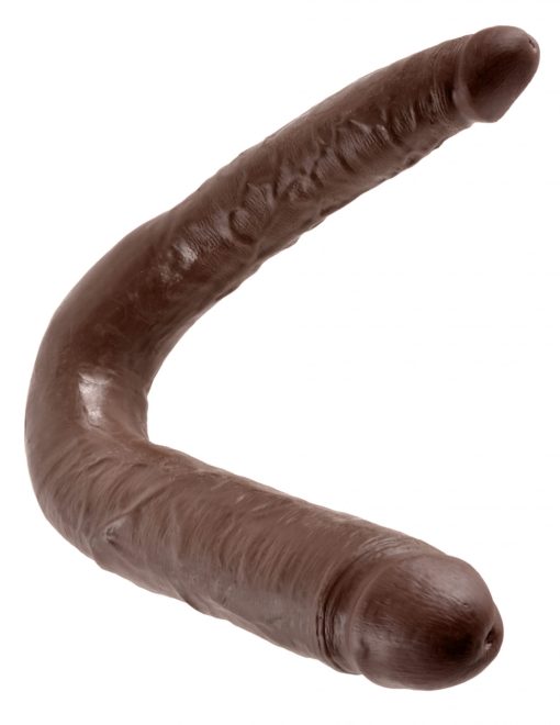 (WD) KING COCK DOUBLE TROUBLE BROWN