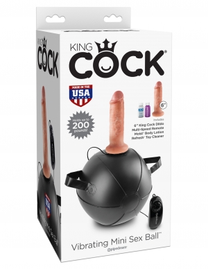 (wd) king cock mini sex ball vibrating