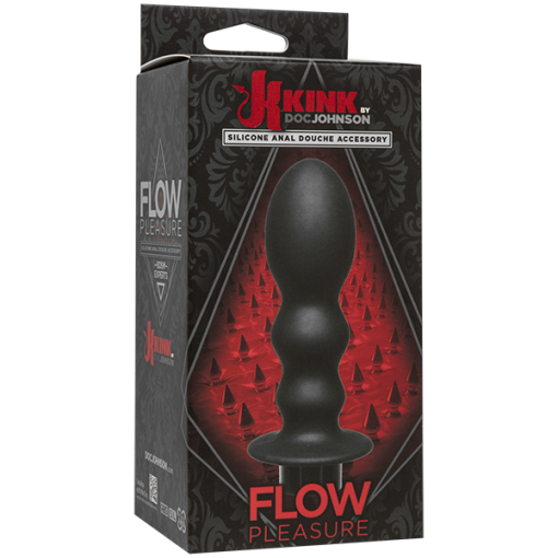 (WD) KINK FLOW PLEASURE SILICO ANAL DOUCHE & ACCESSORY