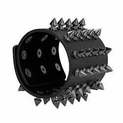 (WD) OUCH! SKULLS & BONES EXTR BRACELET BLACK main