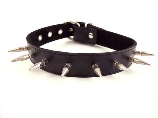 (WD) SPIKED COLLAR BLACK