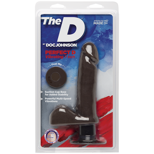 (WD) THE D PERFECT D VIBRATING ULTRASKYN CHOCOLATE