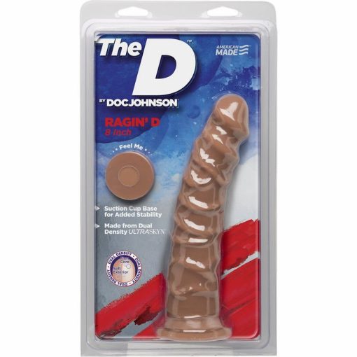 (WD) THE D RAGIN' D 8 CARAMEL ULTRASKYN DILDO "