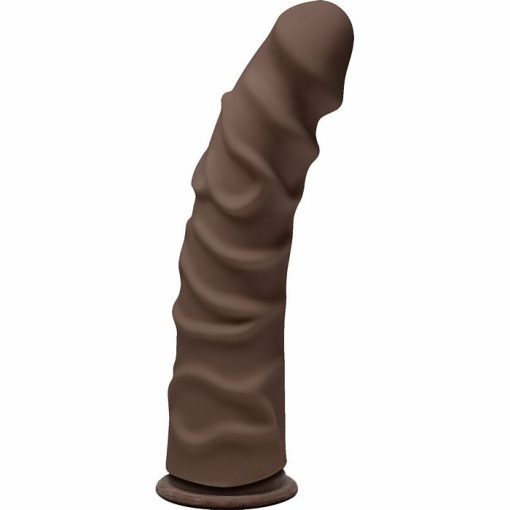 (WD) THE D RAGIN' D 8 CHOCOLA BROWN ULTRASKYN DILDO "