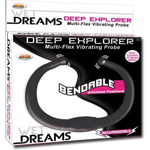 (WD) WET DREAMS DEEP EXPLORER MULTI FLEX PROBE BLACK