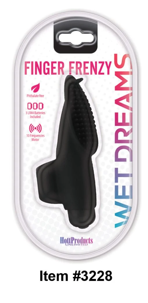 WET DREAMS FINGER FRENZY FINGER PLAY VIBE BLACK main