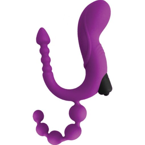 Wet dreams shagin dragon purple anal beads back