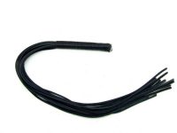 M2M Whip Leather Thong 20 inches Black