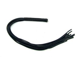 WHIP LEATHER THONG 20 BLACK " main