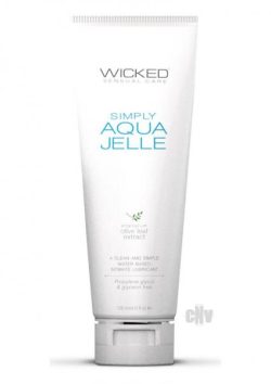 Wicked Simply Aqua Jelle Lubricant 4oz Main