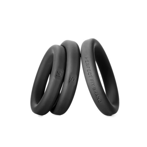 XACT FIT SILICONE RINGS #14 #15 #16 BLACK back