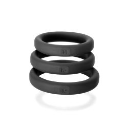 XACT FIT SILICONE RINGS #14 #15 #16 BLACK main