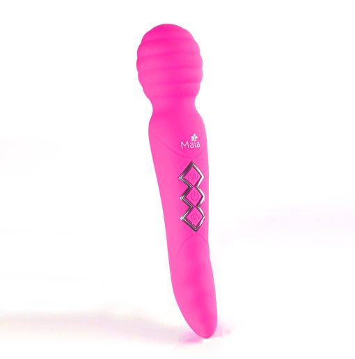 ZOE RECHARGEABLE DUAL VIBRATING WAND HOT PINK main