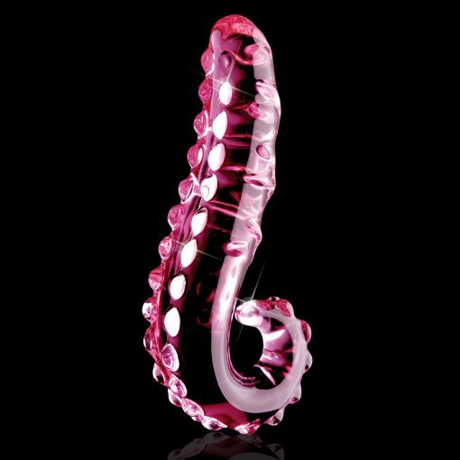 Icicles No 24 Glass Dong 6 Inches - Pink - Image 4