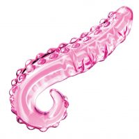 Icicles No 24 Glass Dong 6 Inches – Pink