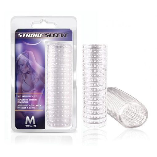 Jelly stroker sleeve clear