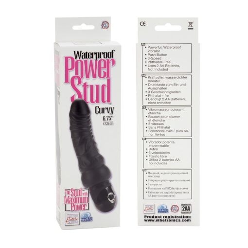 Power stud curvy anal vibrator pacakge