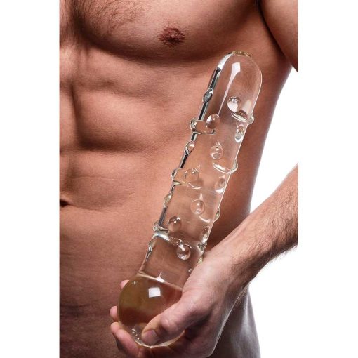 The Ram Glass Biggest Dildo Clear