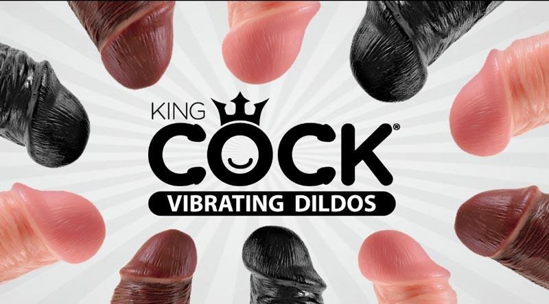 king cock collection vibrating dildos
