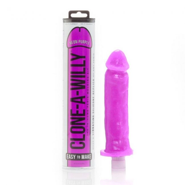 Clone A Willy Kit Vibrating Neon Colors Purple