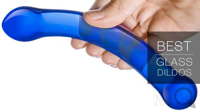 Curved-G-spot-Blue-Best-Glass-Dildo