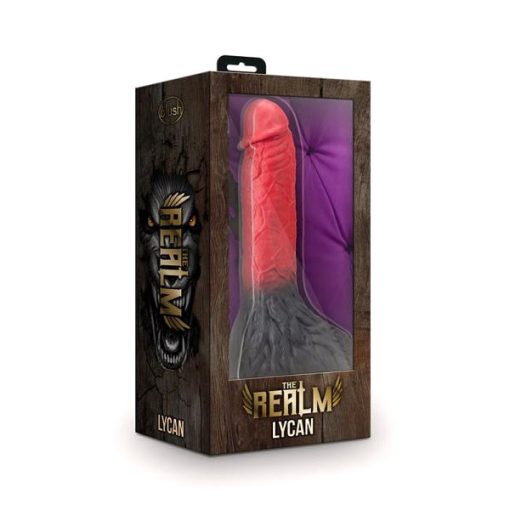 The Realm Lycan Lock-on Werewolf Dildo Red - Image 6